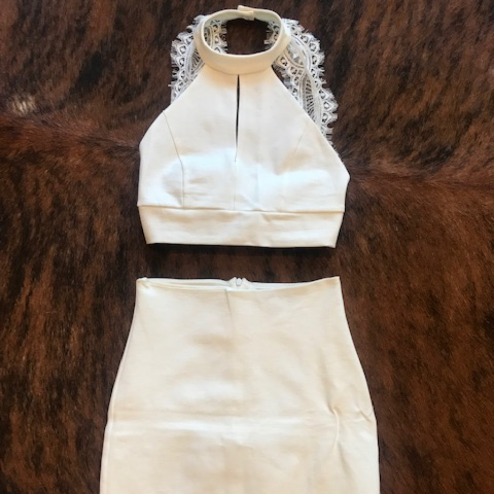 White two piece